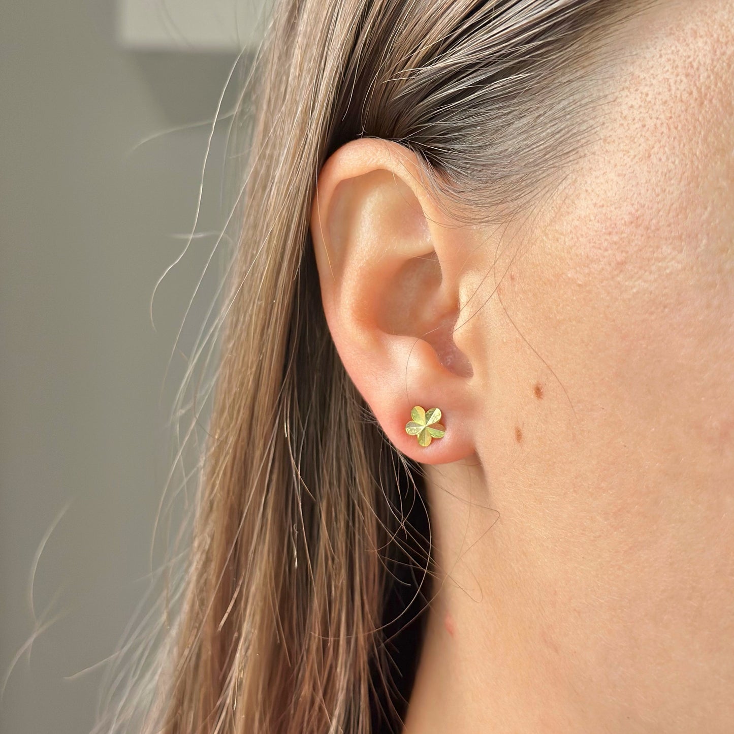 Sterling Silver Flower Studs