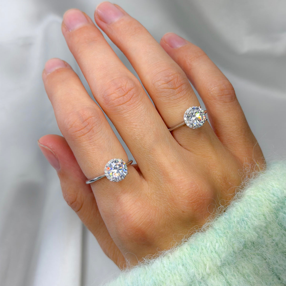 Sterling Silver Soleste Ring