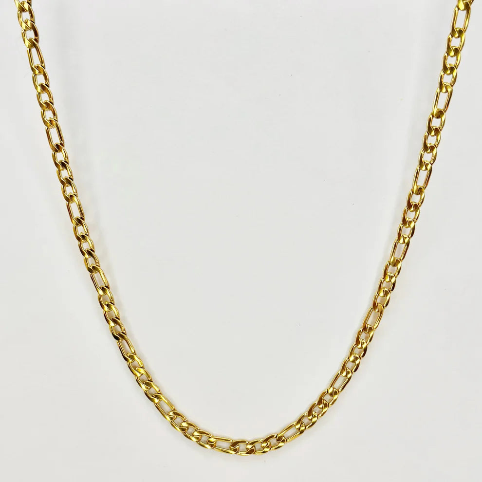 Stainless Steel 5 mm Figaro Chain