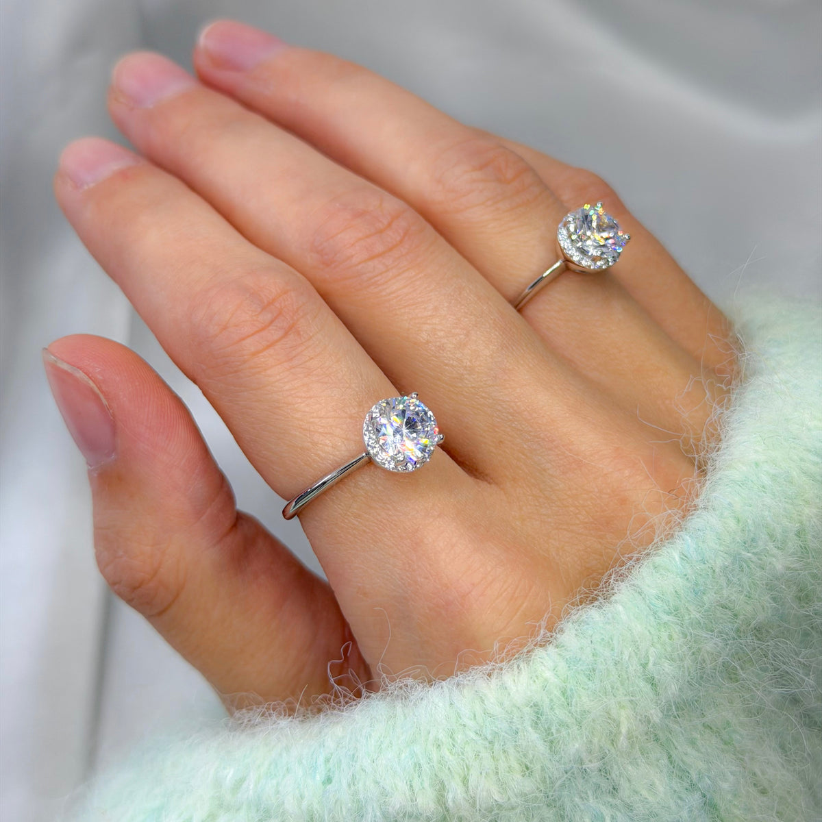 Sterling Silver Soleste Ring