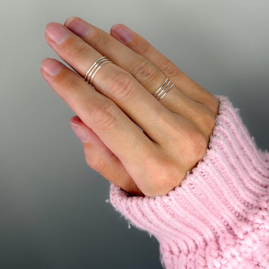 Sterling Silver Line Ring