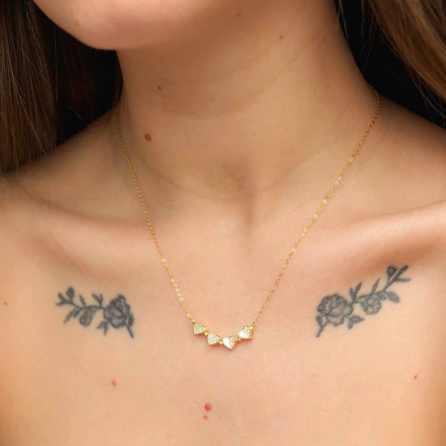 Sterling Silver Flower Necklace