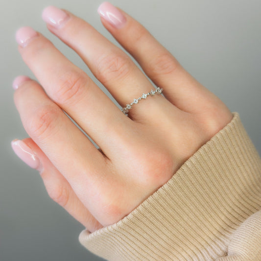 Sterling Silver CZ Ring