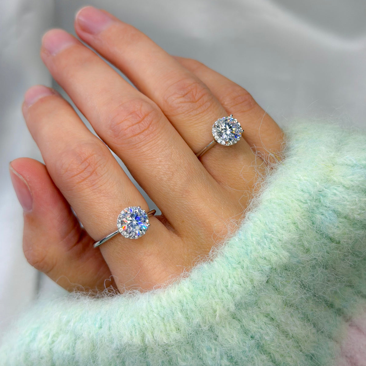Sterling Silver Soleste Ring