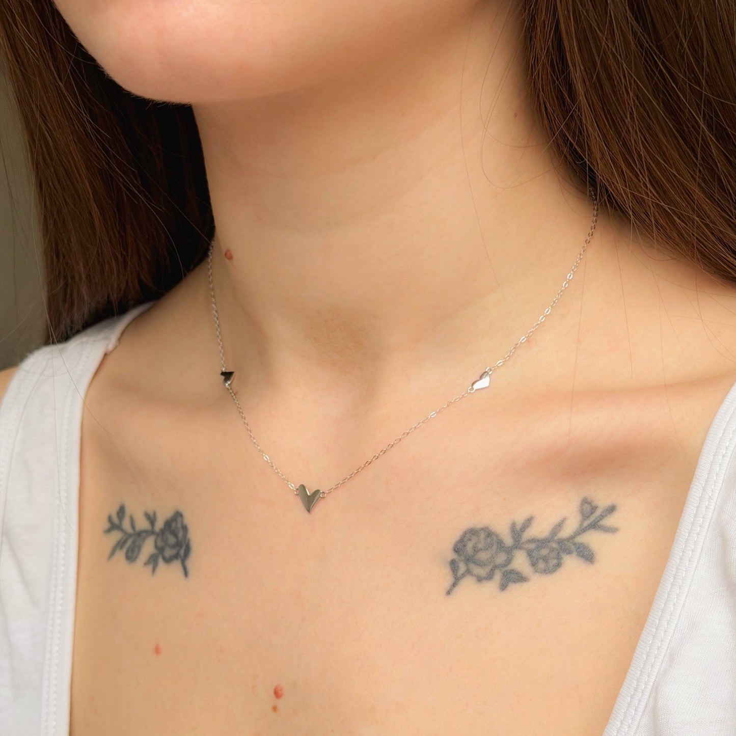 Sterling Silver Heart Necklace