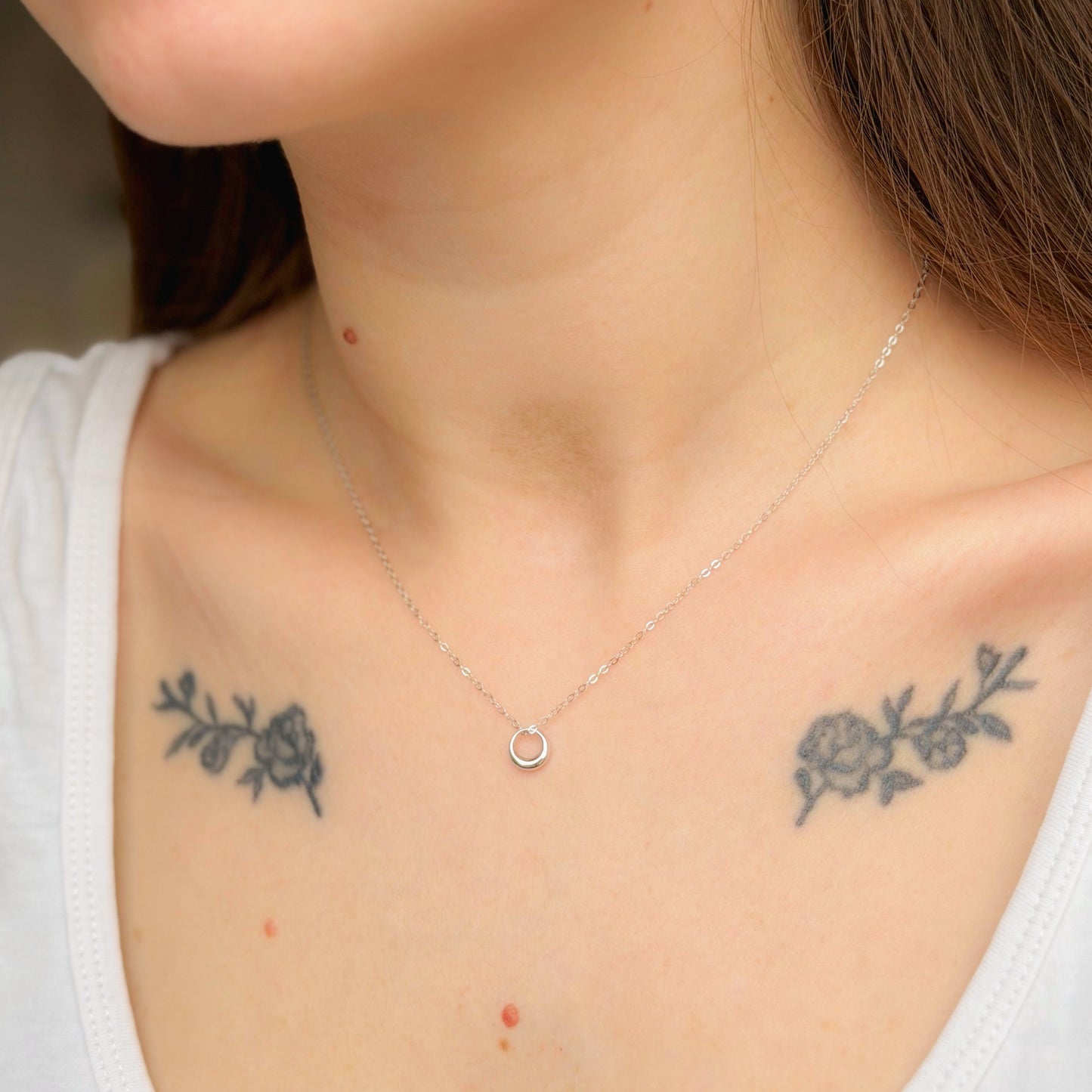 Sterling Silver Ring Necklace