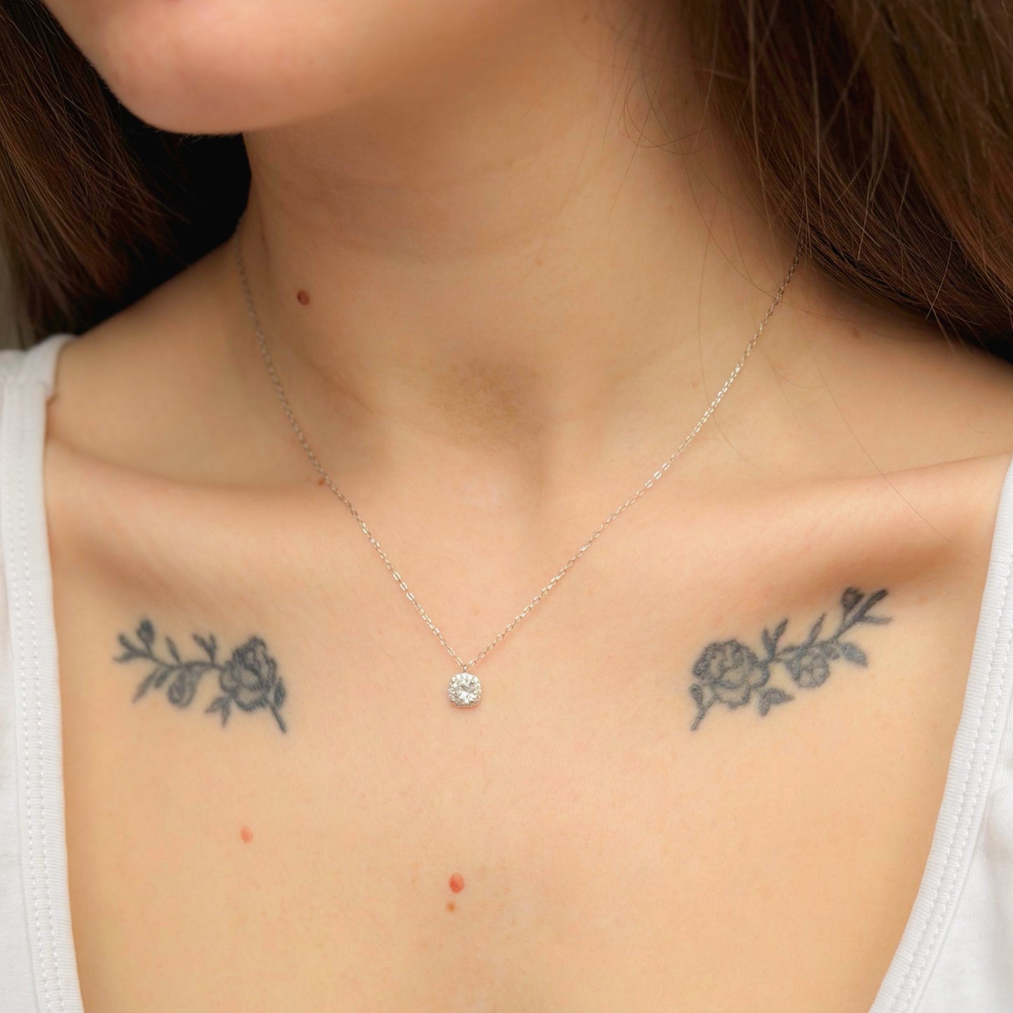 Sterling Silver CZ Necklace
