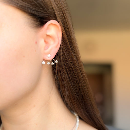 Sterling Silver Star Earrings