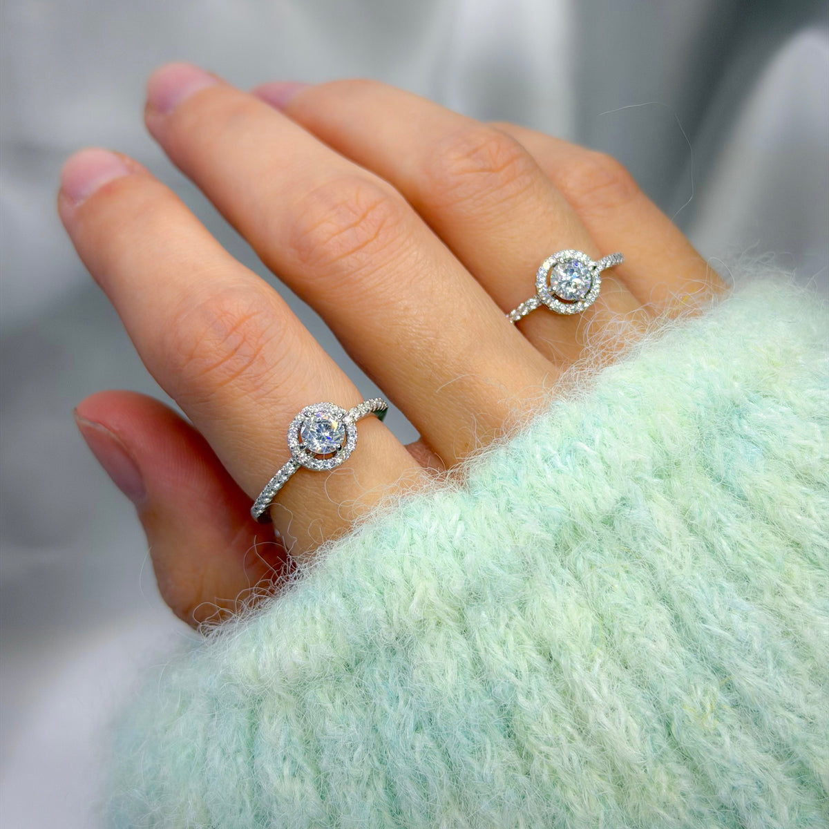 Sterling Silver Soleste Ring