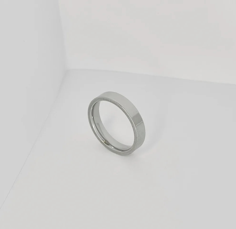 Stainless Steel 4 mm Band Ring