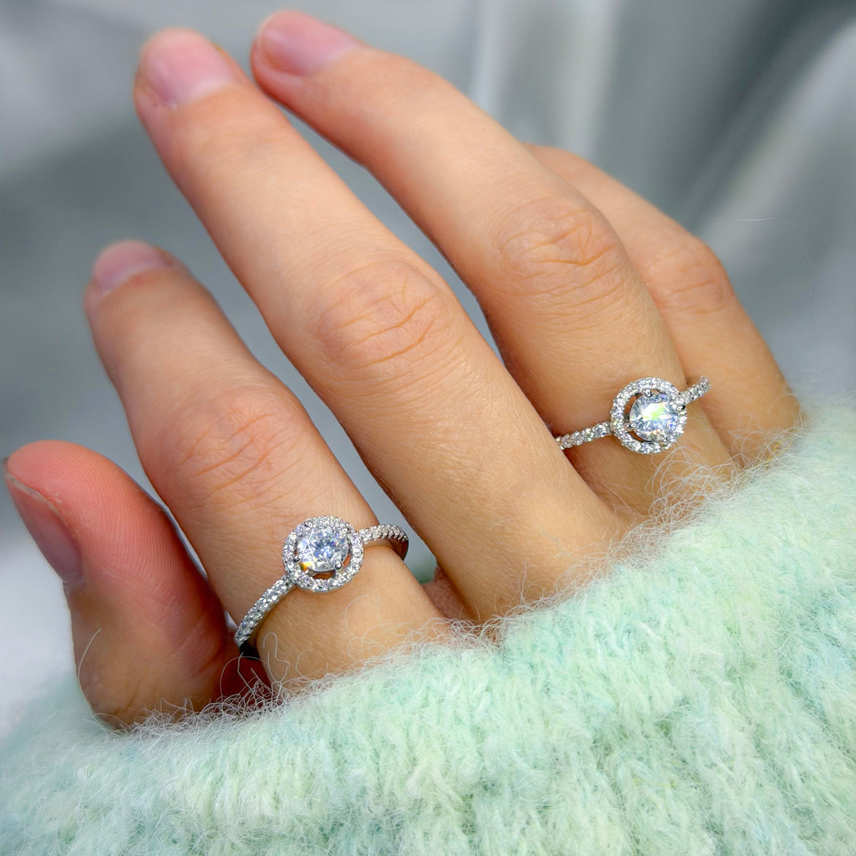 Sterling Silver Soleste Ring
