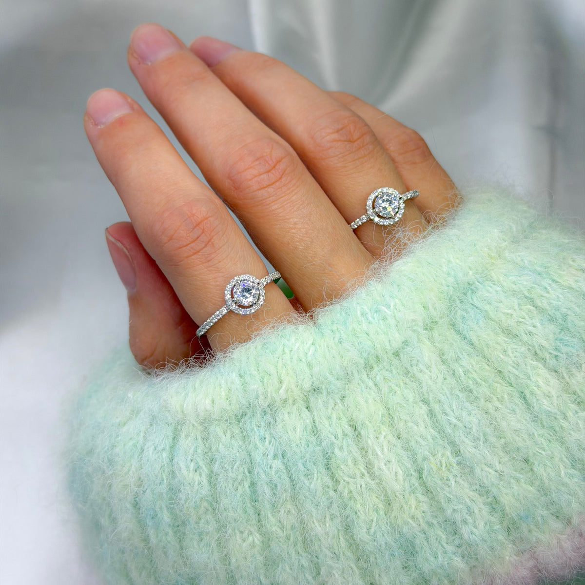 Sterling Silver Soleste Ring