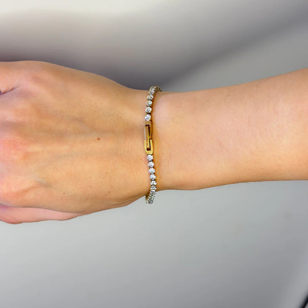 Stainless Steel Tennis Bracelet