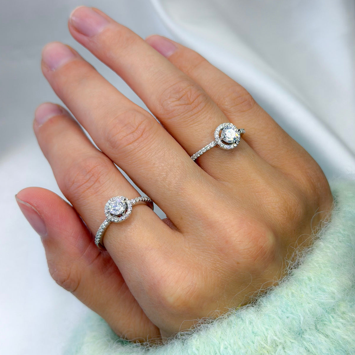 Sterling Silver Soleste Ring