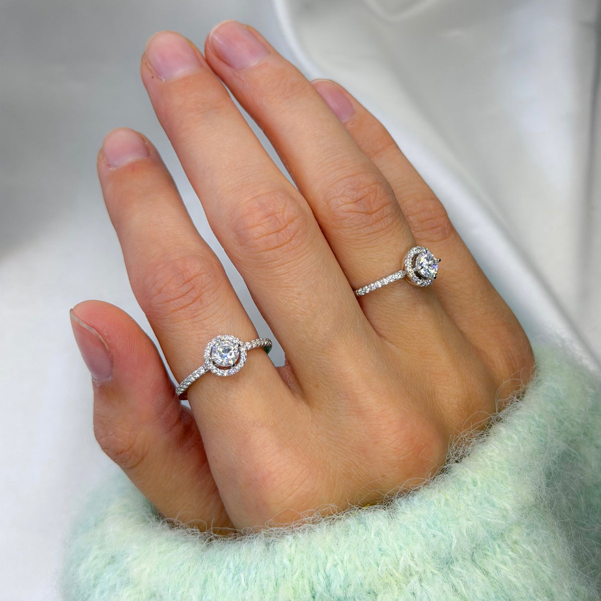 Sterling Silver Soleste Ring