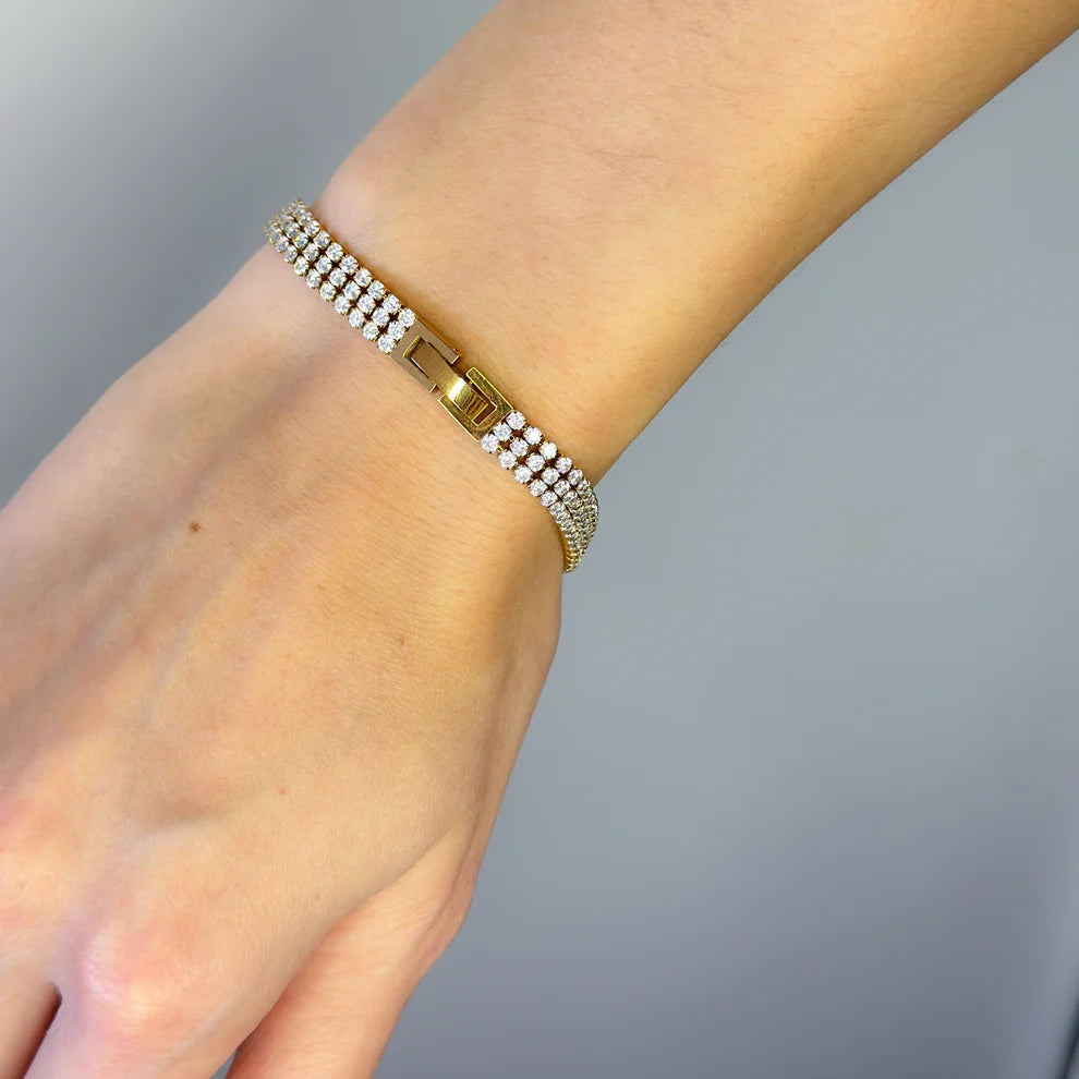 Stainless Steel Tennis Bracelet