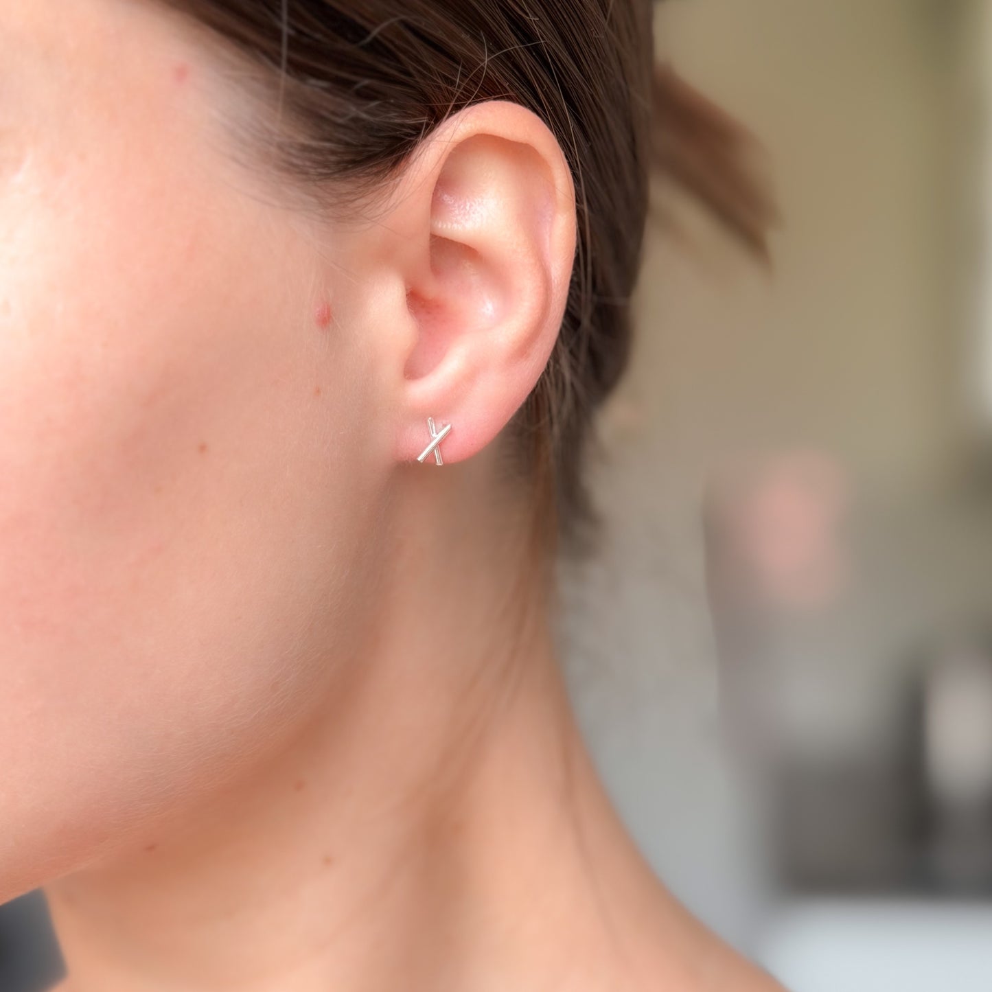 Sterling Silver XO Studs