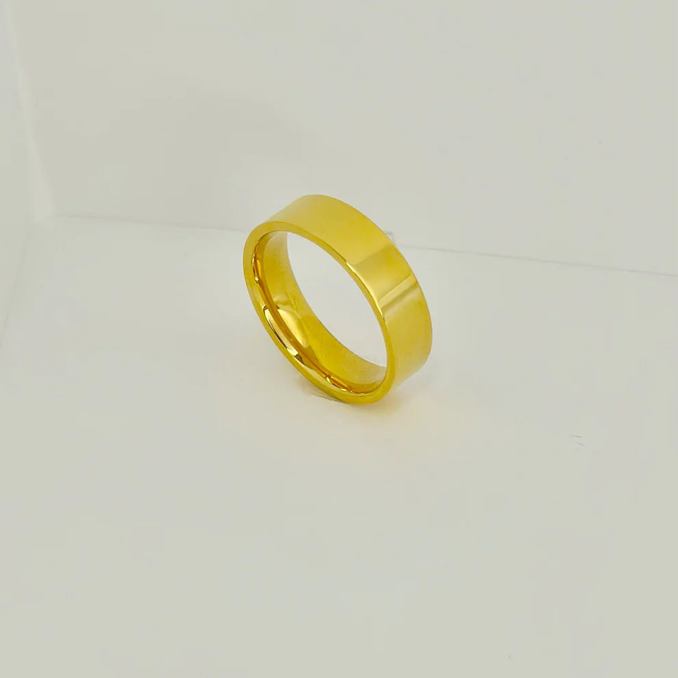 Stainless Steel 6 mm Band Ring