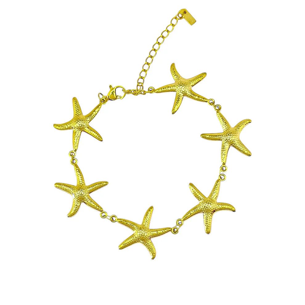 Stainless Steel Starfish Bracelet
