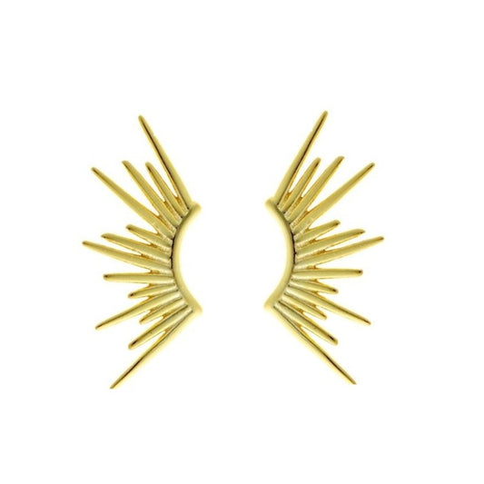 Sterling Silver Sunbeam Studs