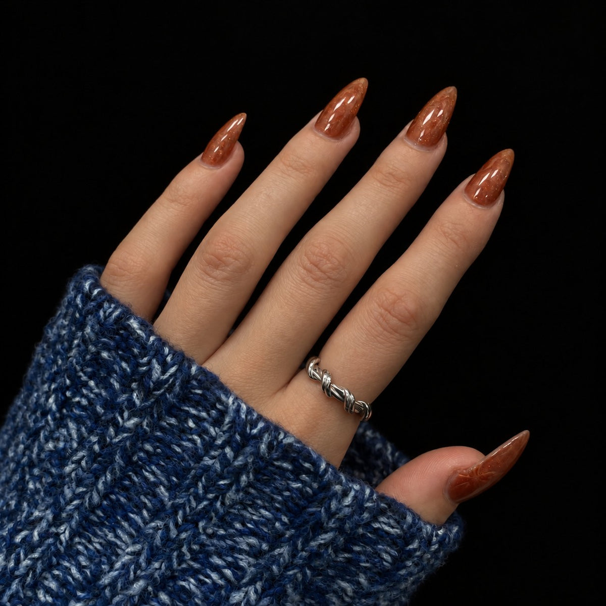 Sterling Silver Swirl Ring
