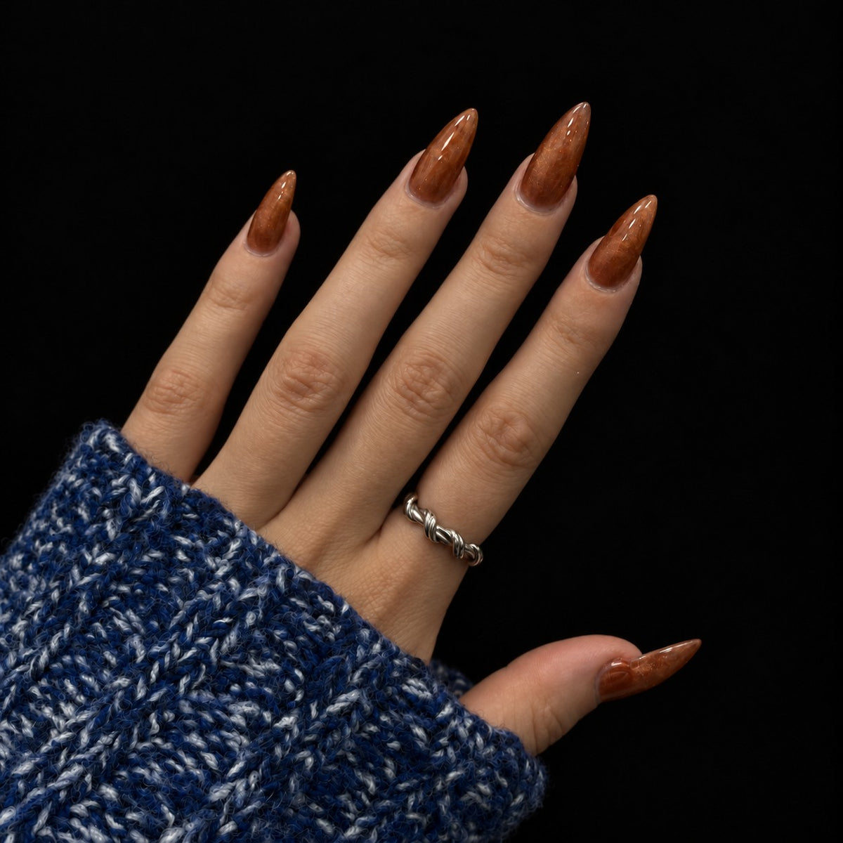 Sterling Silver Swirl Ring
